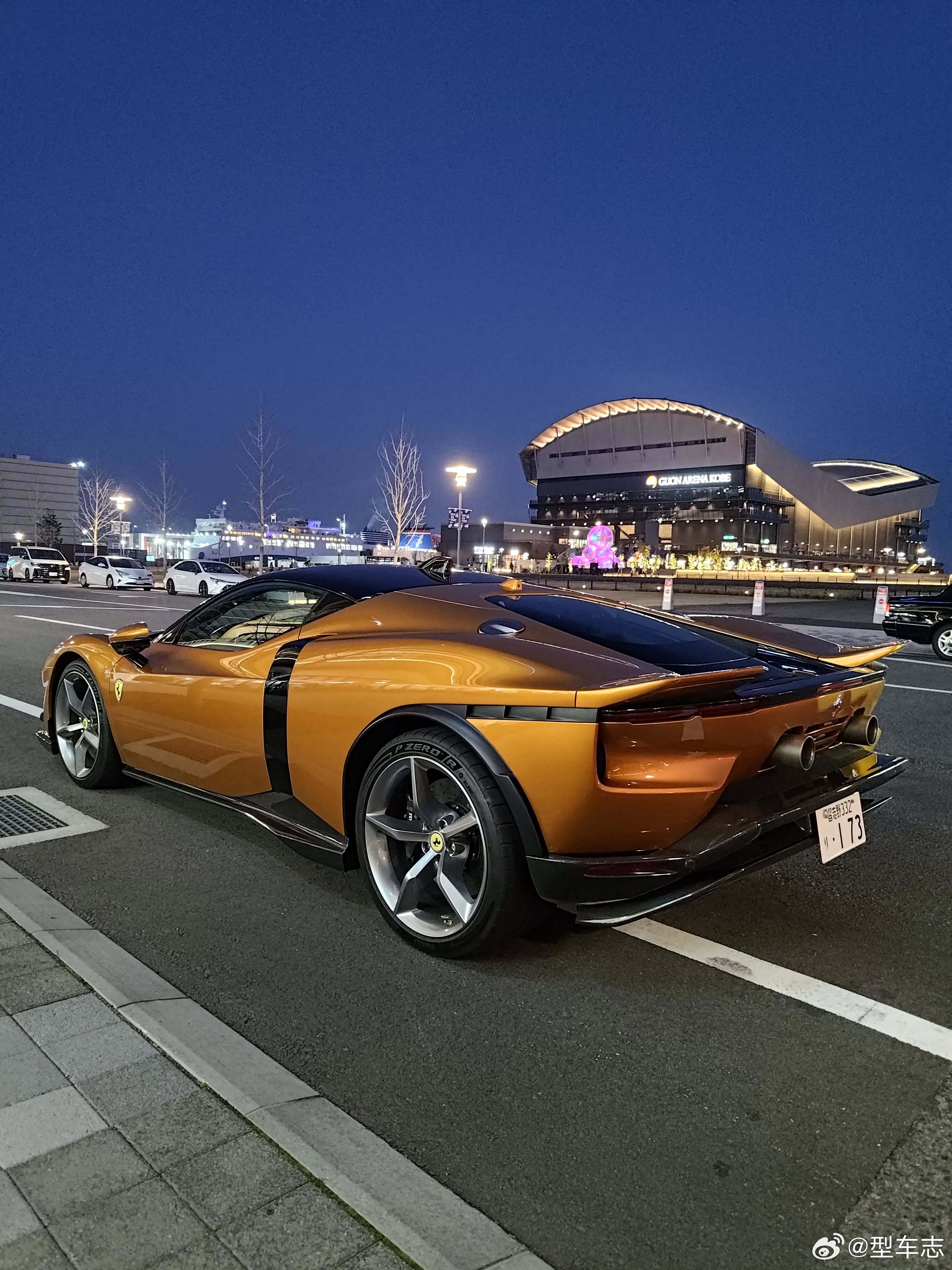 型车街拍 已经上好牌的法拉利849 Testarossa 和296 GTB，选配