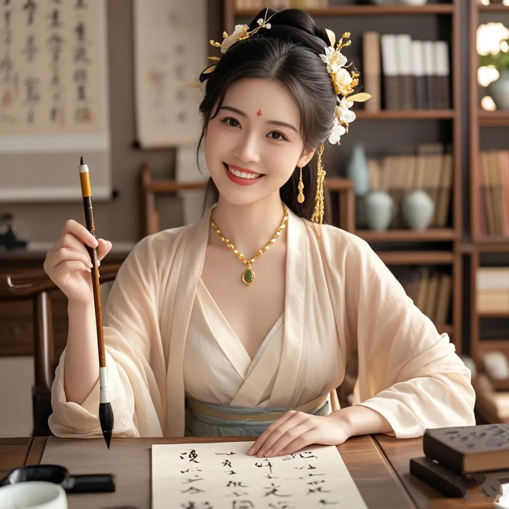 《夜读》 
夜拥灯火照闺房， 经典轻翻溢墨香。 
思绪神行寻妙句， 心灵沉醉觅华