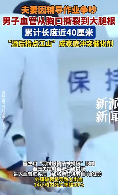 “悲剧还是发生了！”近日，浙江，一男子因孩子成绩下降，与妻子发生激烈争吵，被妻子