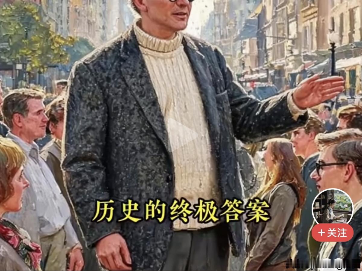 波普尔说：“一个真正开放的社会，绝不应当相信，有人已经掌握了，历史的终极答案”。