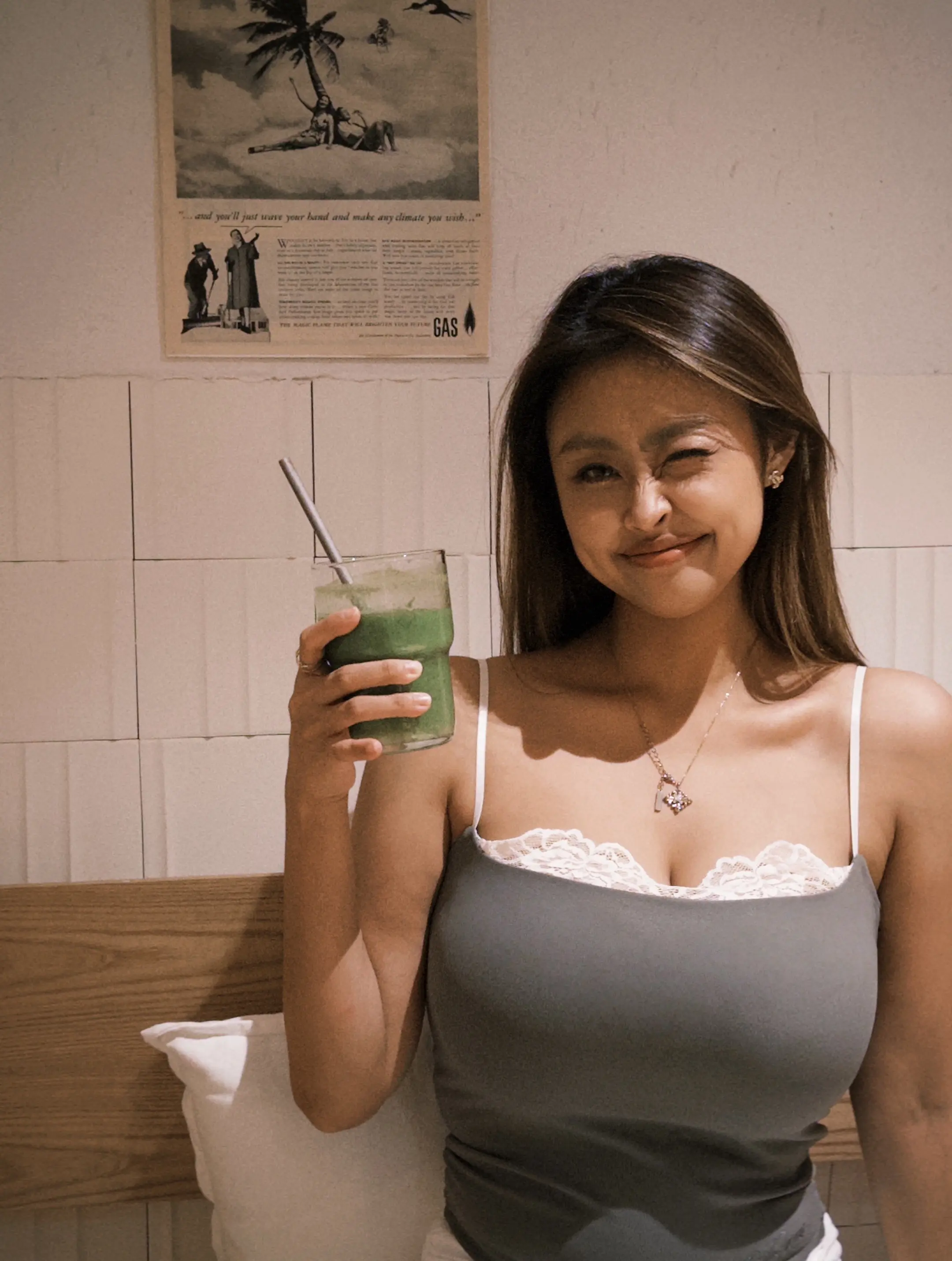 小麦色 辣妹 美式复古 ootd穿搭