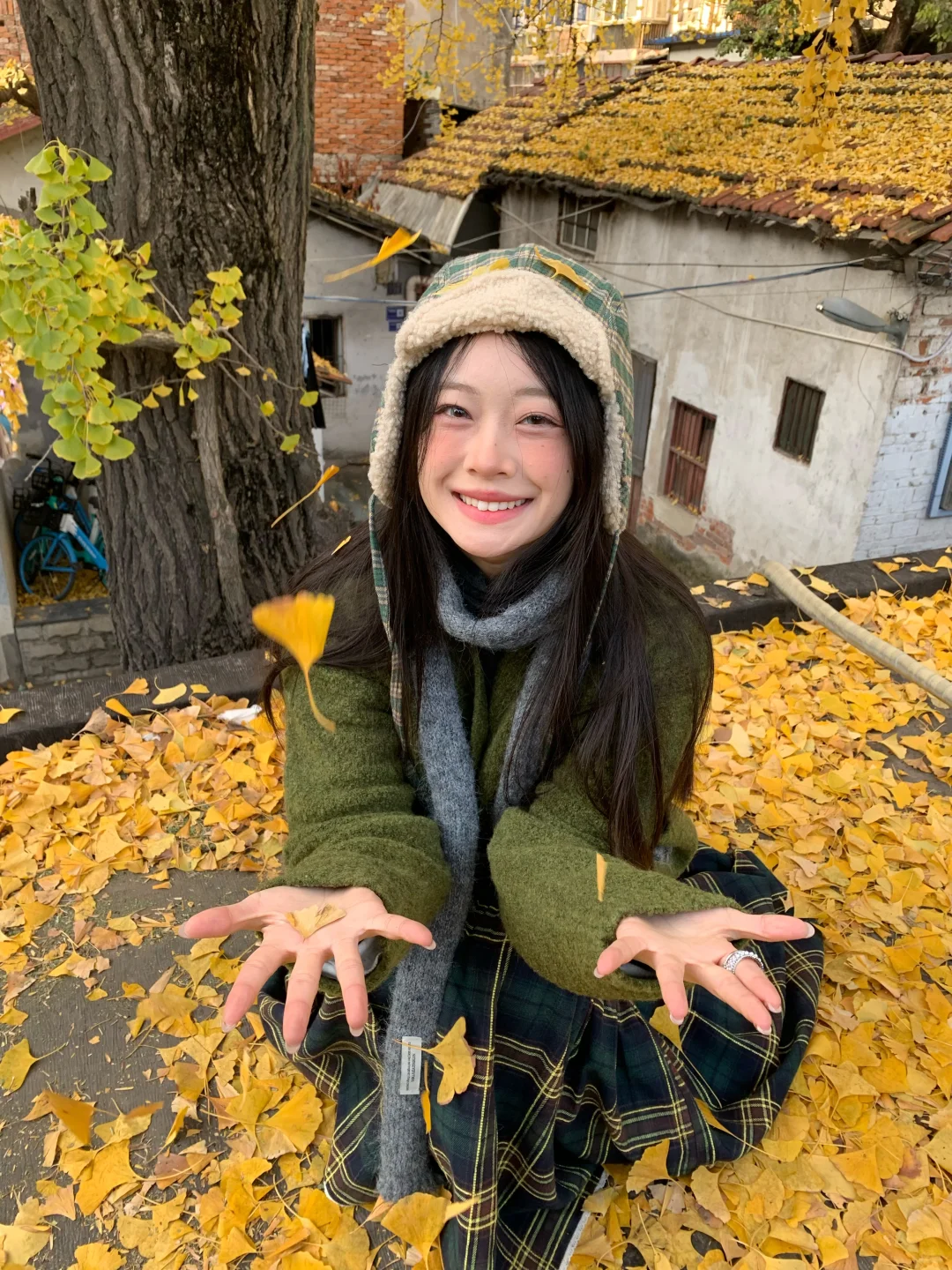 人生银杏叶照片诞生了💛