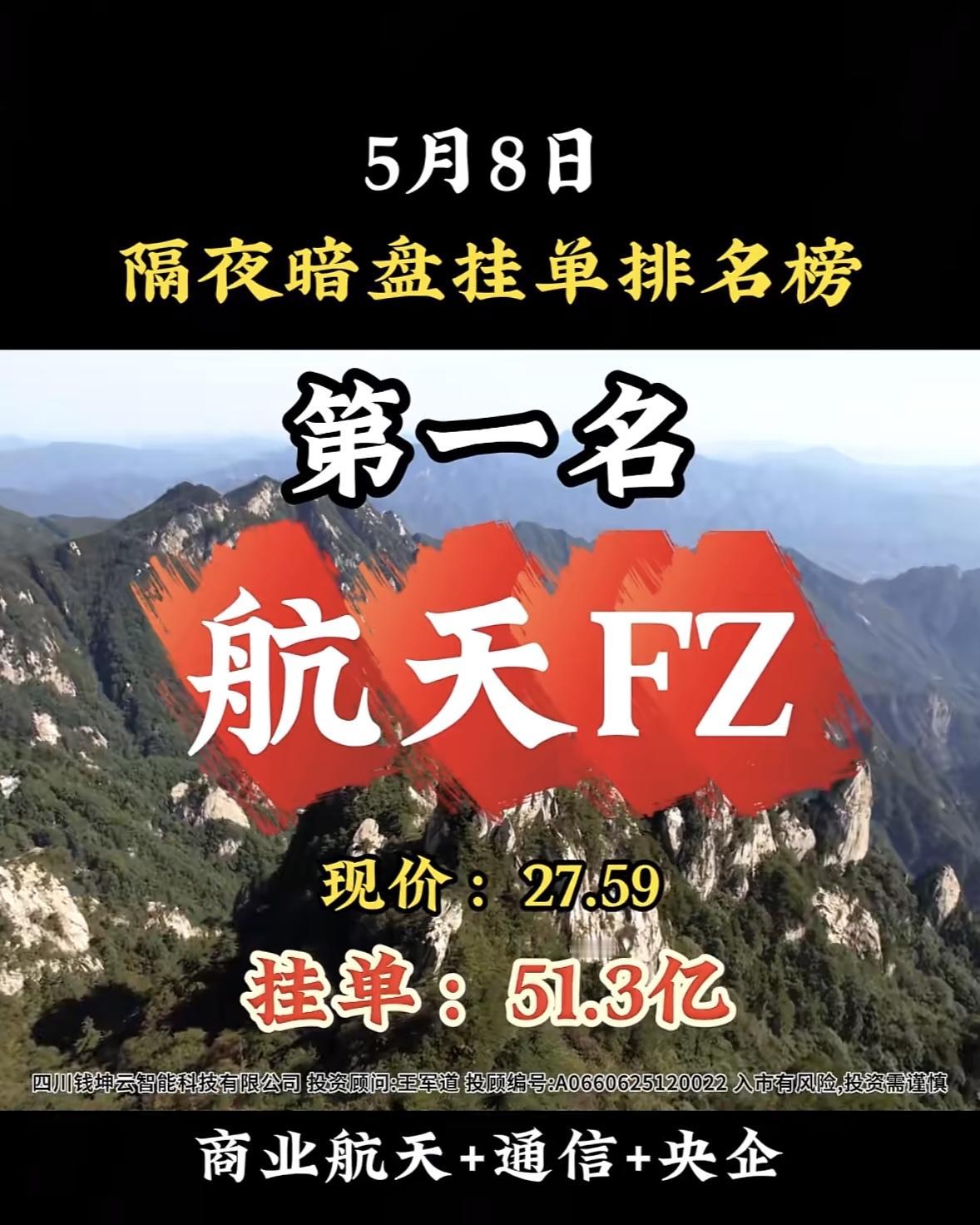 5月11日周一暗盘隔夜挂单排行榜揭晓

永杉锂业这情况挺值得说道。隔夜暗盘排第六