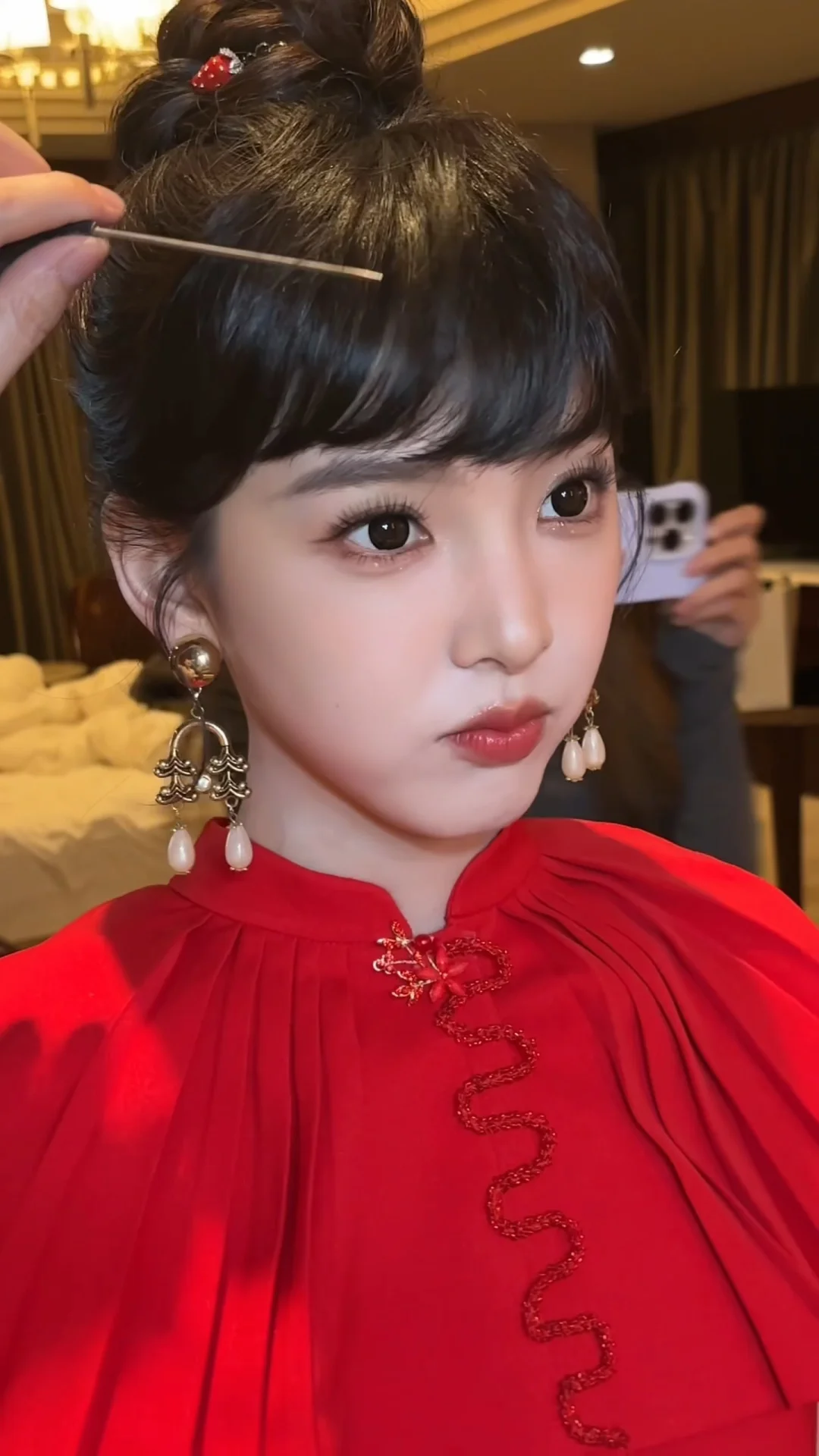 给若楠春晚拍的可爱花絮😉