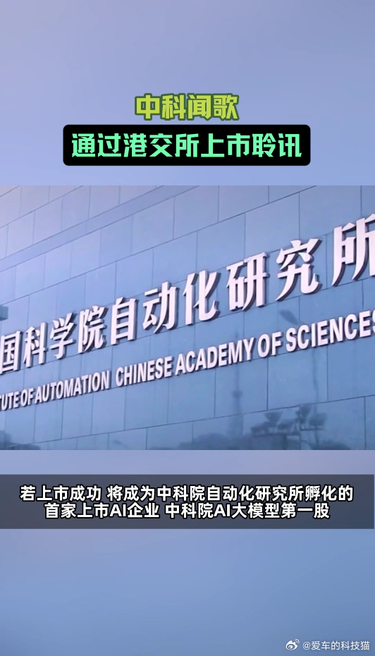 中科闻歌通过港交所上市聆讯 技术是AI企业的核心底气，中科闻歌凭借过硬的技术实力