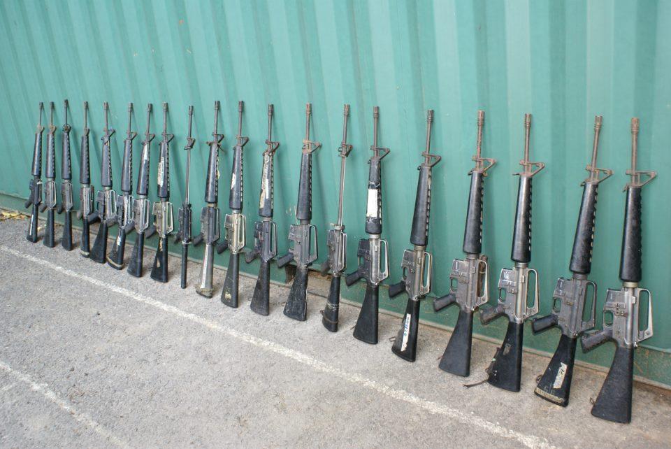 菲律宾和越南是亚洲最早装备m16步枪的国家，这么多年过去了，菲律宾没多大改变，搞