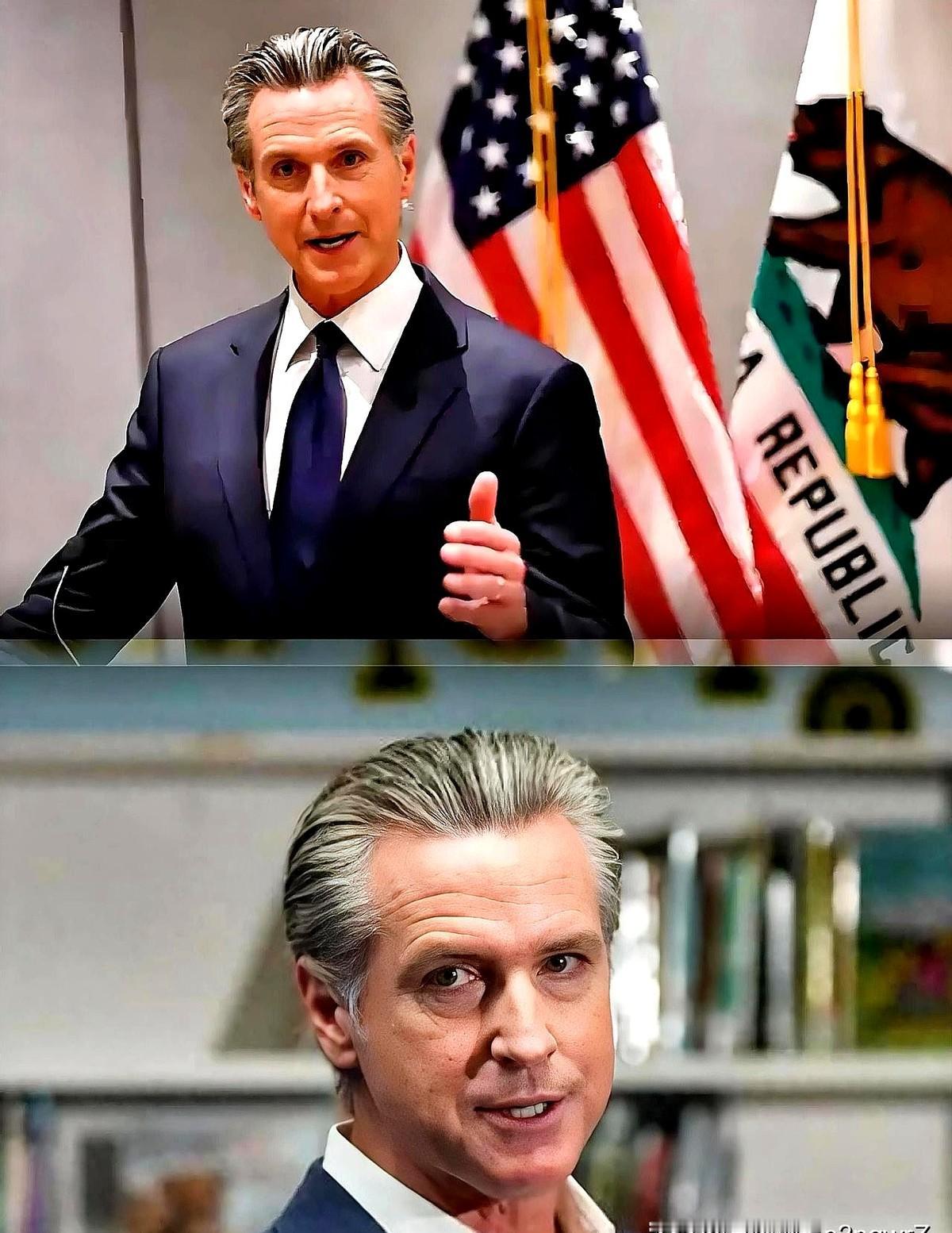 加州州长纽森的一波操作，说白了就是公开和美国联邦政府“划清界限”。

他特意发视