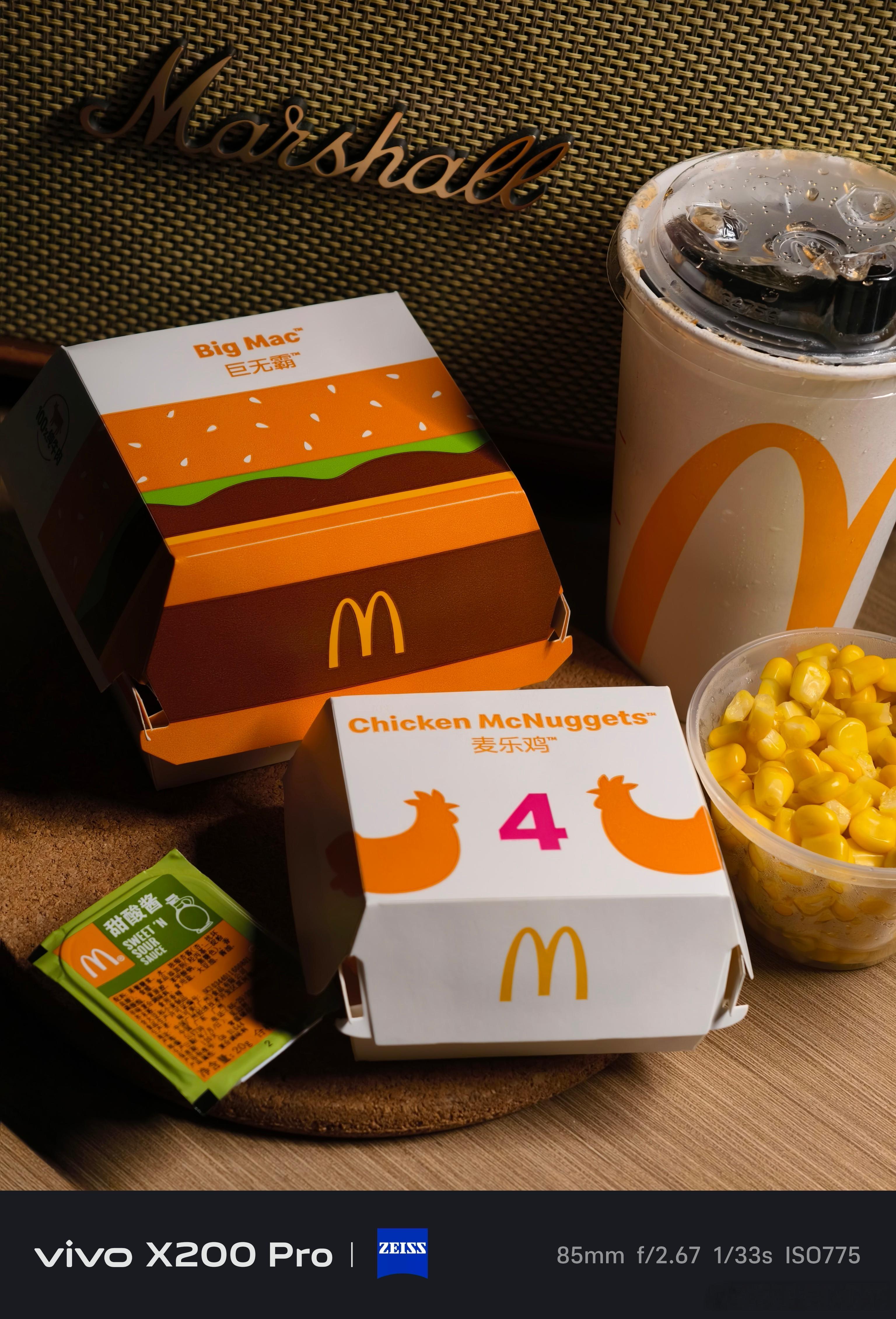 简单吃个麦当劳，缓解一下最近的疲惫周五想吃的巨无霸终于在周日安排上了  ​​​