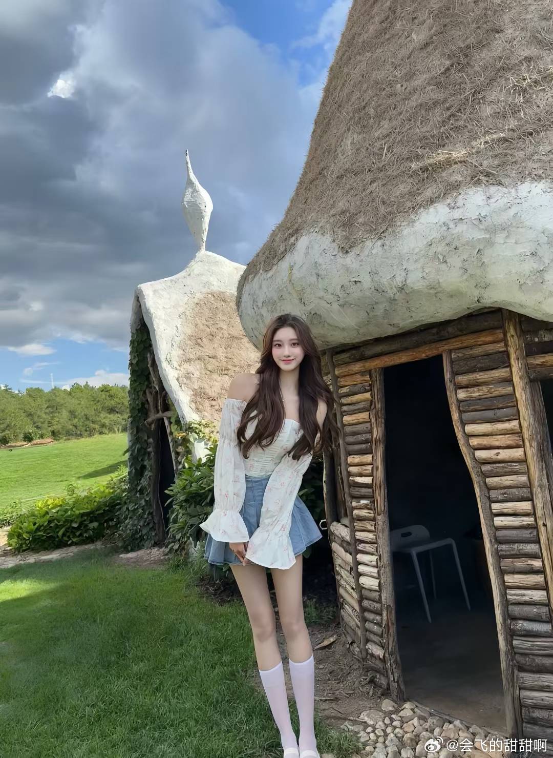 [给你小心心]甜甜和🕊霍比特人小屋🌳🍃日常分享时尚穿搭[超话]甜甜圈霍比特