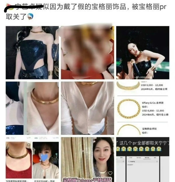 宁艺卓是因为带了仿品 宝格丽才找的金玟庭吗？ 
