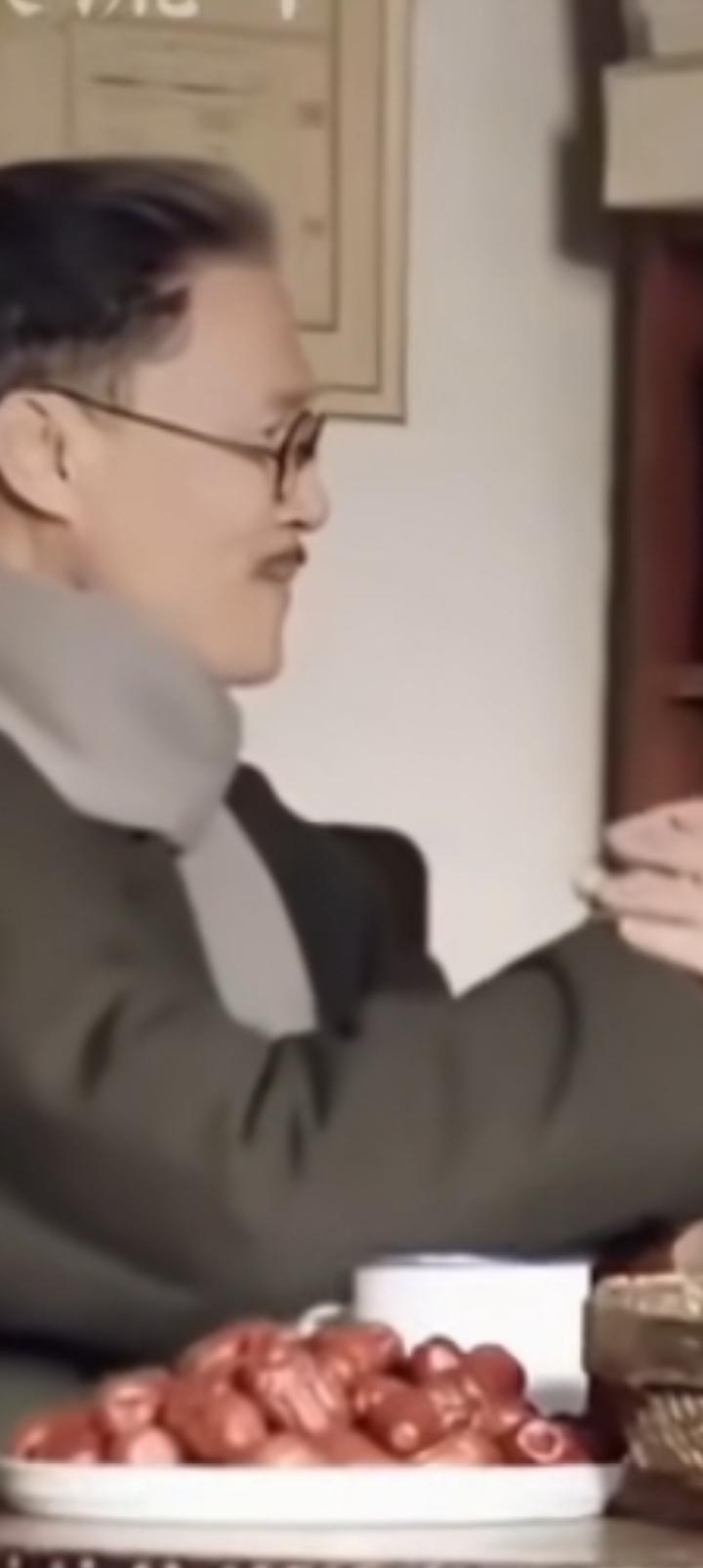 毛主席的斗争艺术，一颗红枣淋漓尽致。
1949年李宗仁的谈判代表章士钊先生留在可