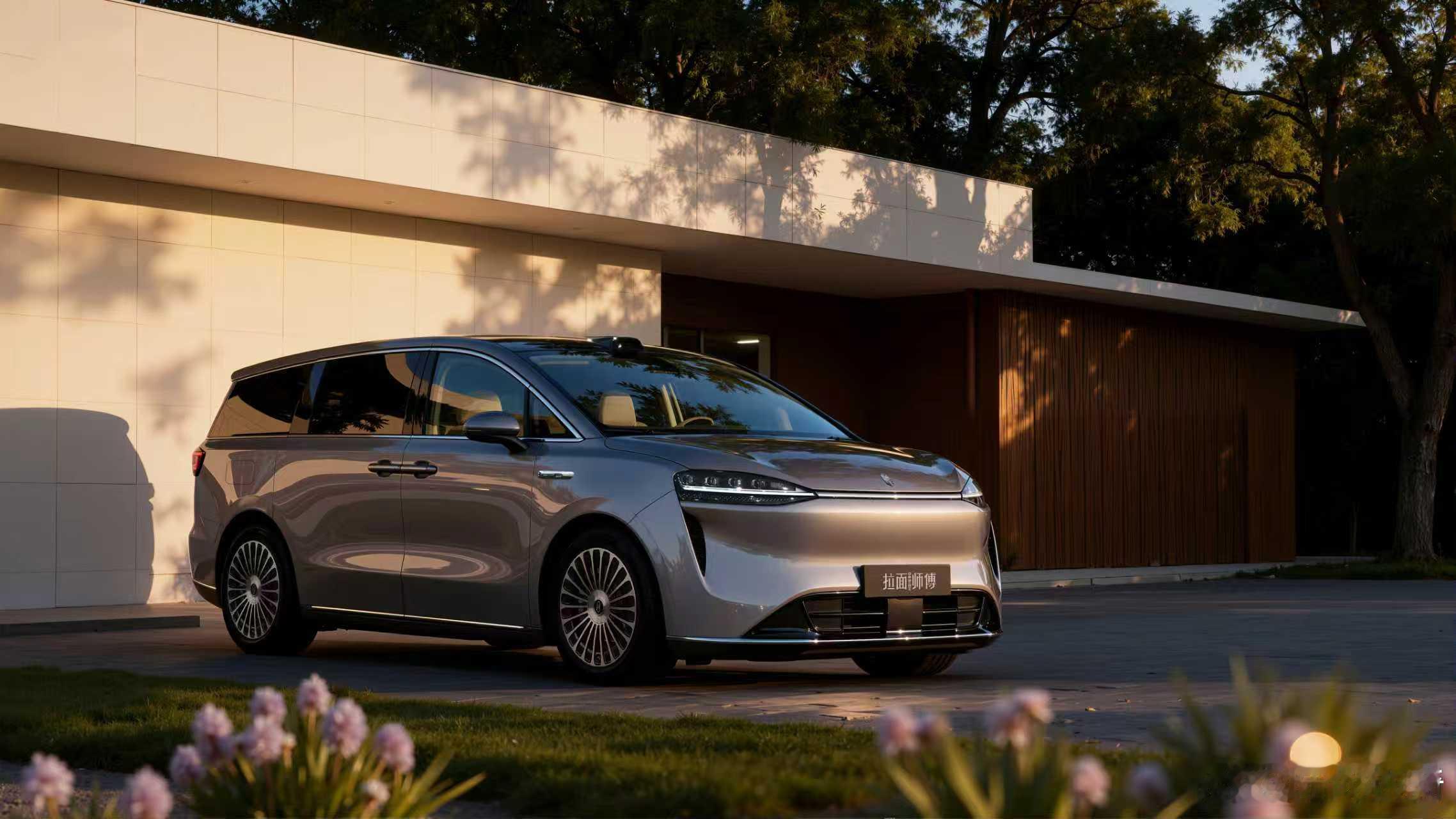 鸿蒙智行首款MPV智界V9曝光。看着好大气啊，适合家人一起出行。 