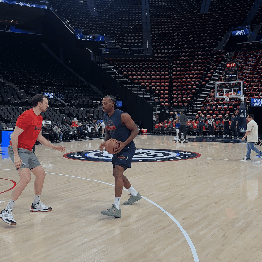 快船赛前热身💪勇士vs快船 NBA附加赛
