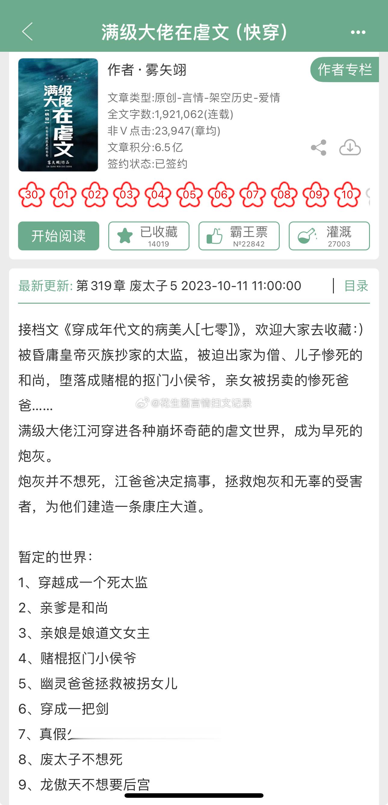 雾矢翊是我收藏列表里难得的常年双更还能满勤的作者，而且都是大长篇 ​​​