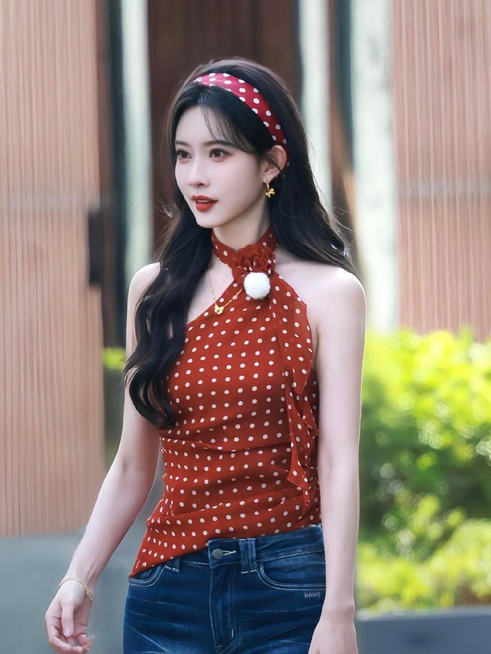 孟子义奔跑吧新路透，港风明艳大美女🫶 