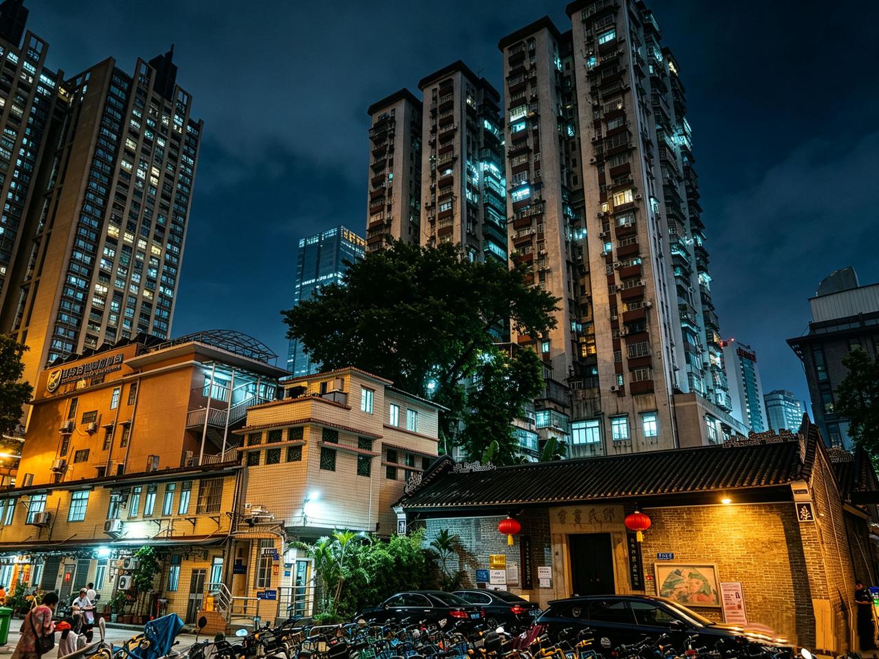 夜色漫过珠江，广州永远在发光，晚风一吹，所有疲惫都散在夜色里了/夜广州.广产片。