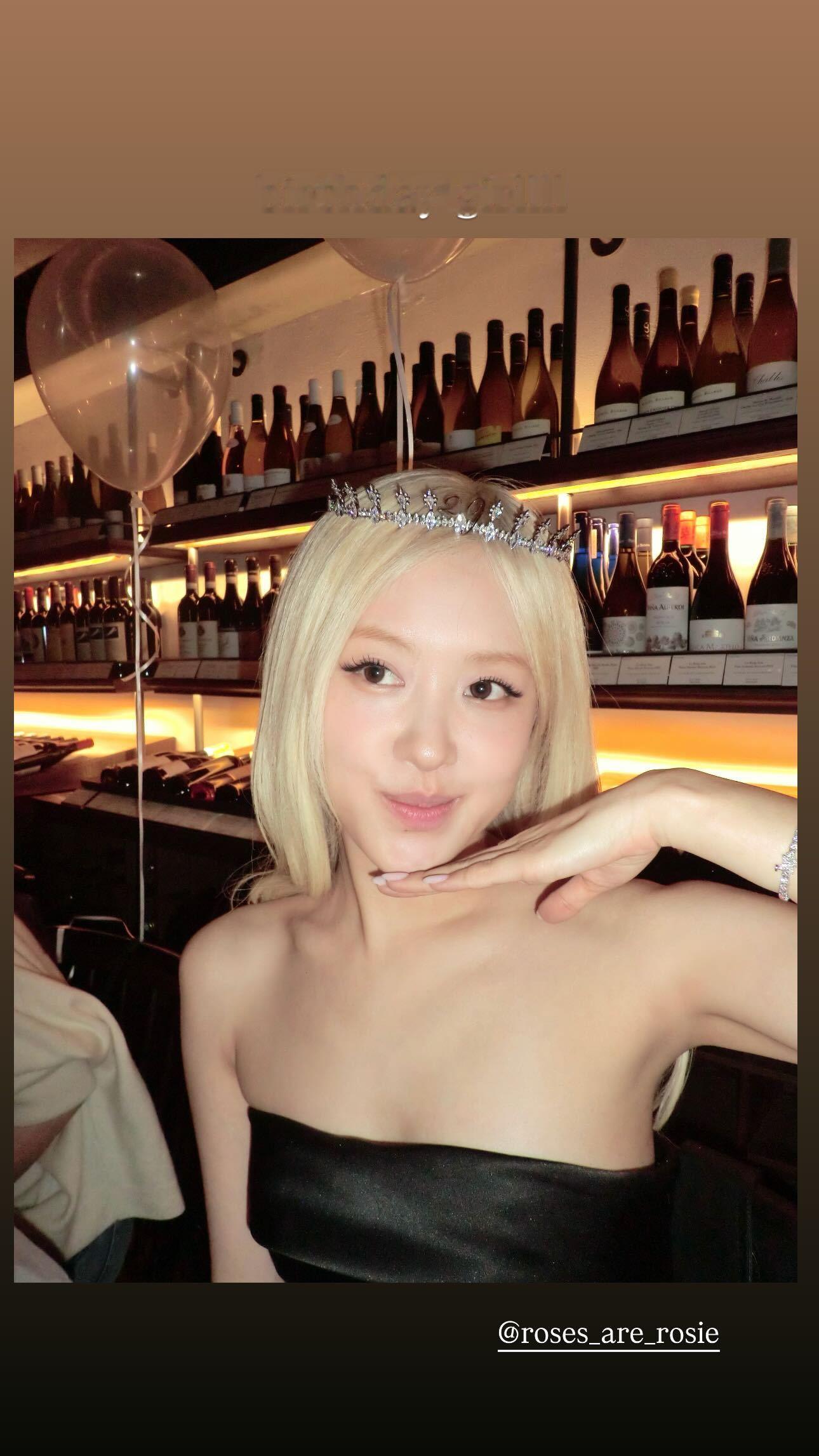 Birthday girllll Rosé~公主生日快乐😚😚 