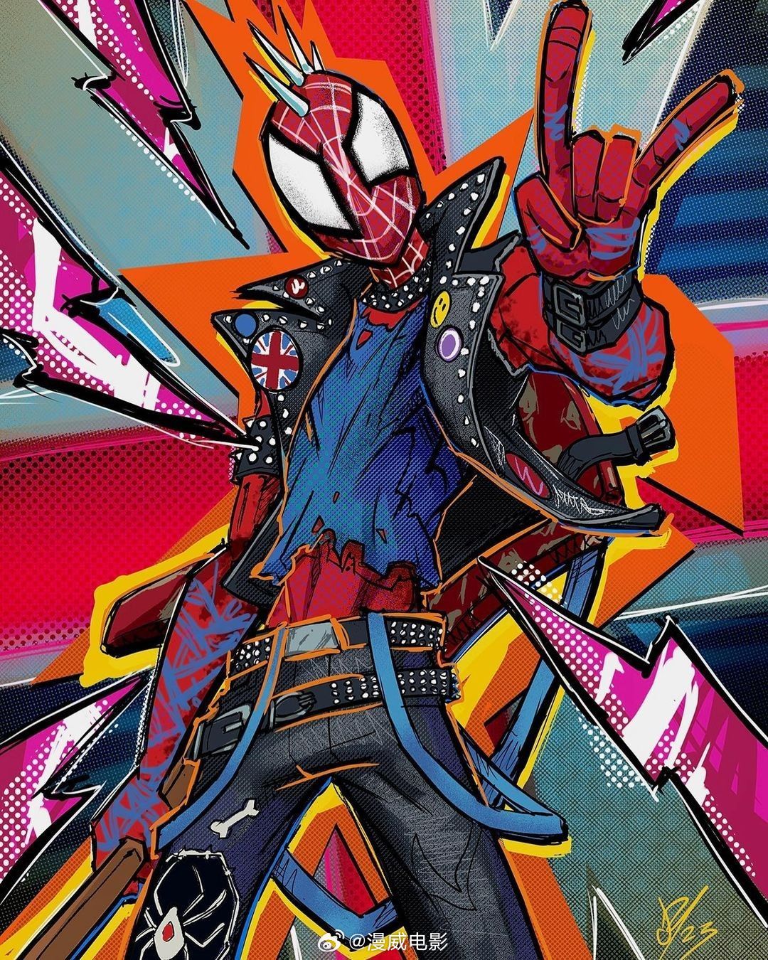 丹尼尔·卡卢亚证实他正在开发一部名为《蜘蛛朋克》的动画电影。🎸“那些蜘蛛侠宇宙