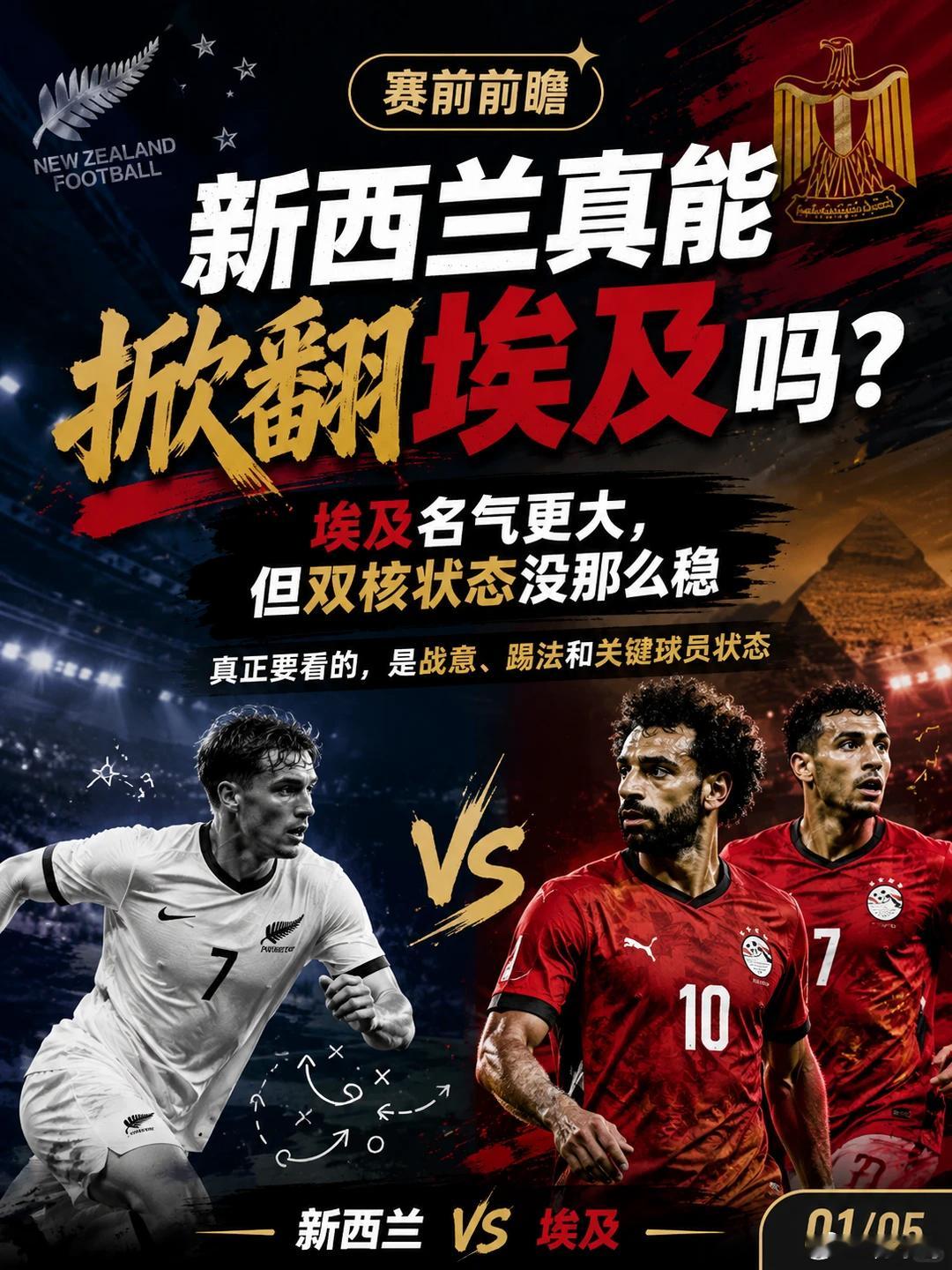 萨拉赫领衔防反杀招，埃及次轮誓吞新西兰⚽️040:  世界杯场次：新西兰vs埃及