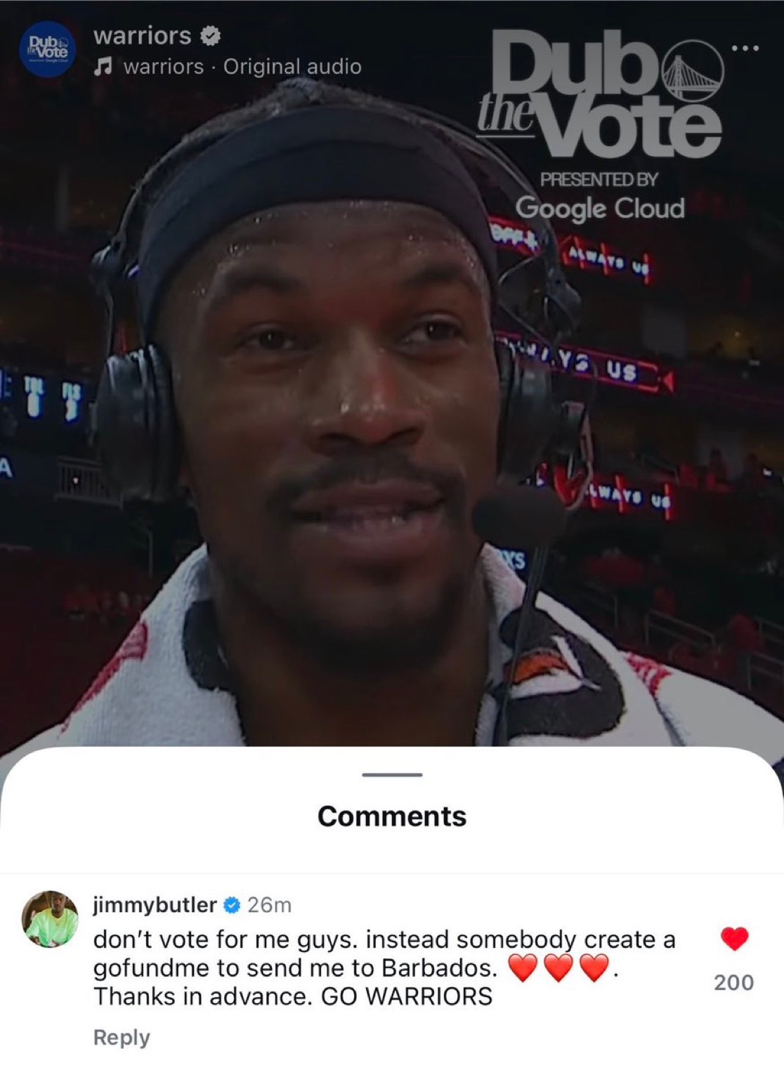 吉米-巴特勒不想要全明星选票，他想要的是一场假期。 