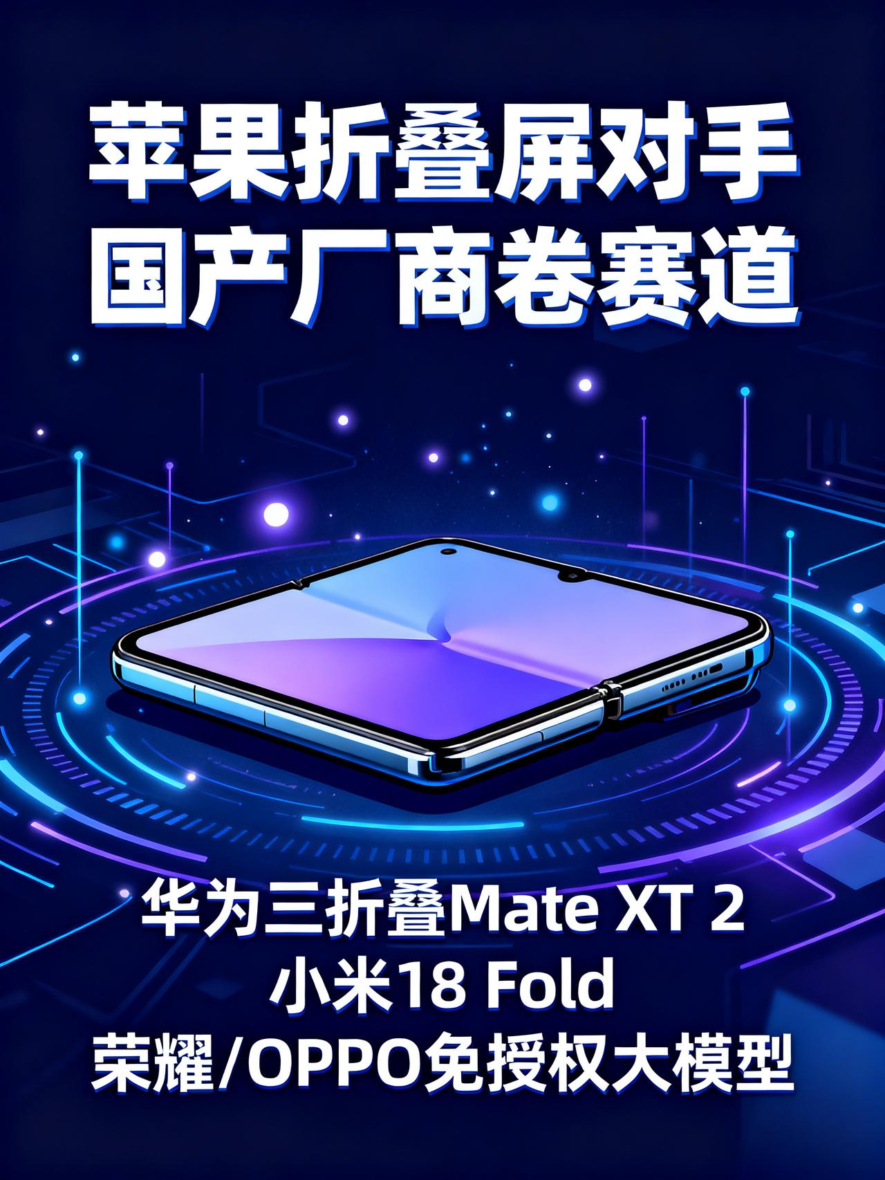 苹果折叠屏要来了！国内厂商集体亮剑，这场战争谁能笑到最后？
苹果折叠屏真正的最大