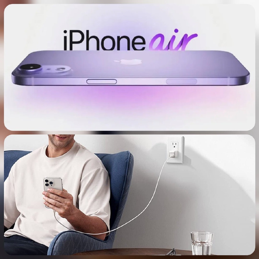 国外博主发的：iPhone Air 用户的日常。 ​​​