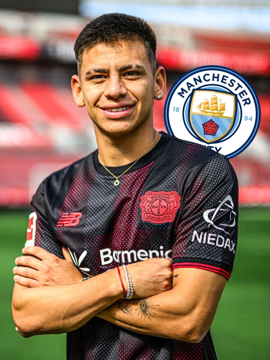 🇦🇷🏴󠁧󠁢󠁥󠁮󠁧󠁿 "小恶魔"埃切维里重返曼城。👉 勒沃库森