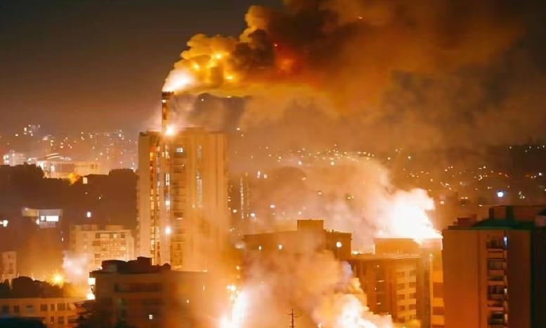 特拉维夫黑了，铁穹没拦住，电站倒了。

不是导弹有多先进，是它打的地方太准——奥