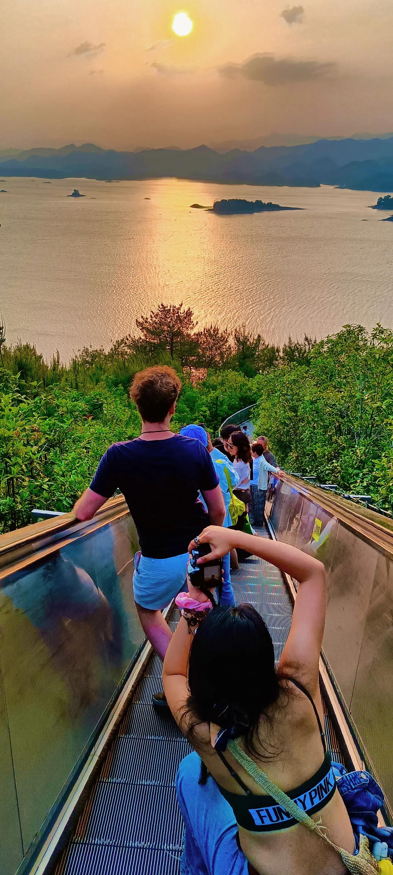 千岛湖之夕阳西下