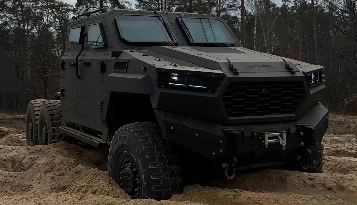 乌克兰新款装甲车。

​乌克兰公司Inguar Defense研发了新款装甲车I