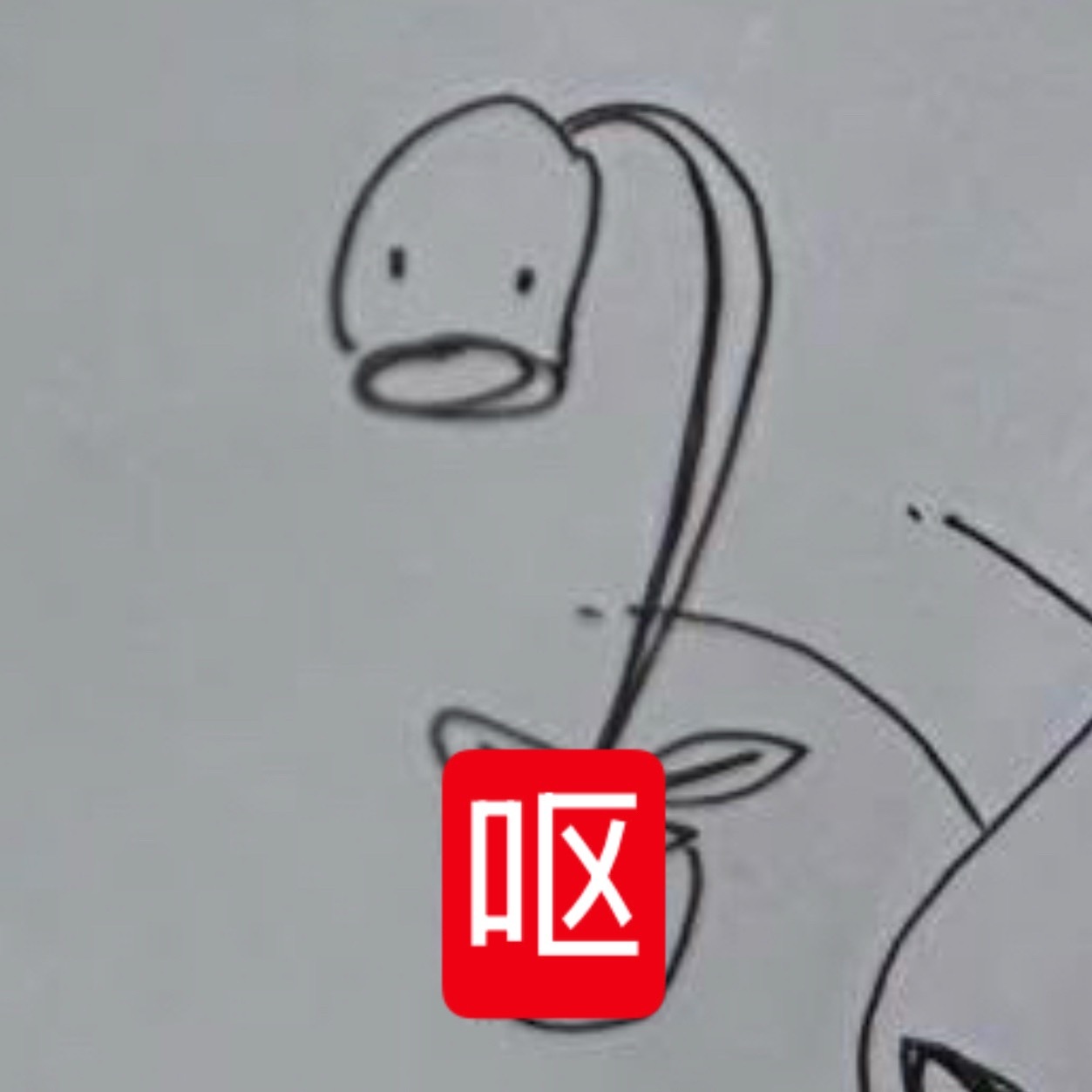 我看她也很有绘制表情包的天赋 