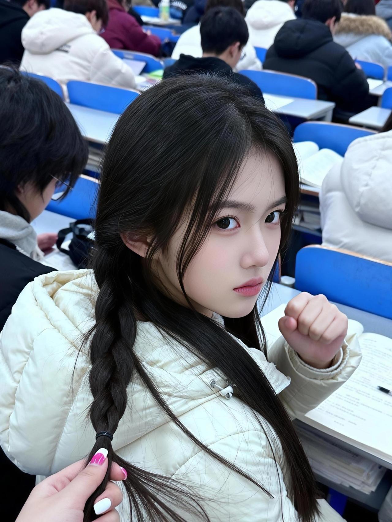 从今天起，做个认真的人
听课，记笔记，在课本里种满星光
从今天起，关心公式与语法