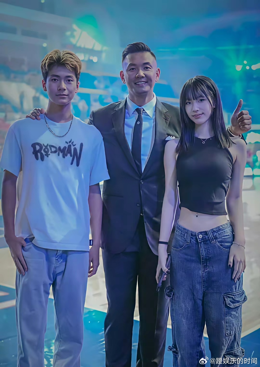 小s女儿和大姐儿子，S家基因都好好啊 