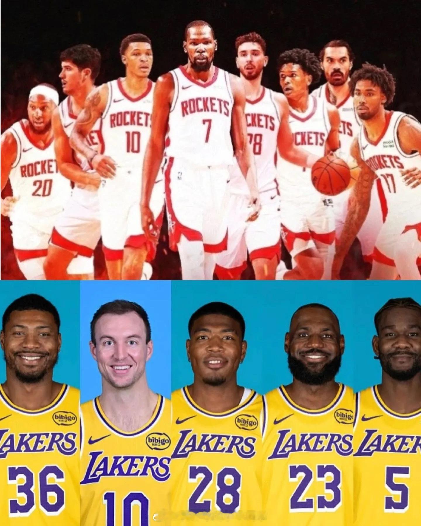 西部最戏剧性对位！湖人火箭双向奔赴 锁定首轮 残阵詹皇对阵青年火箭 谁能笑到最后