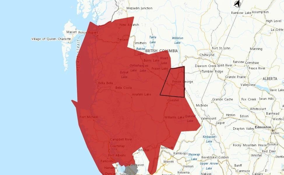 🌧️秋季暴风雨警报！
🌊 警告！ 加拿大环境部和BC省政府发出了关于一系列秋