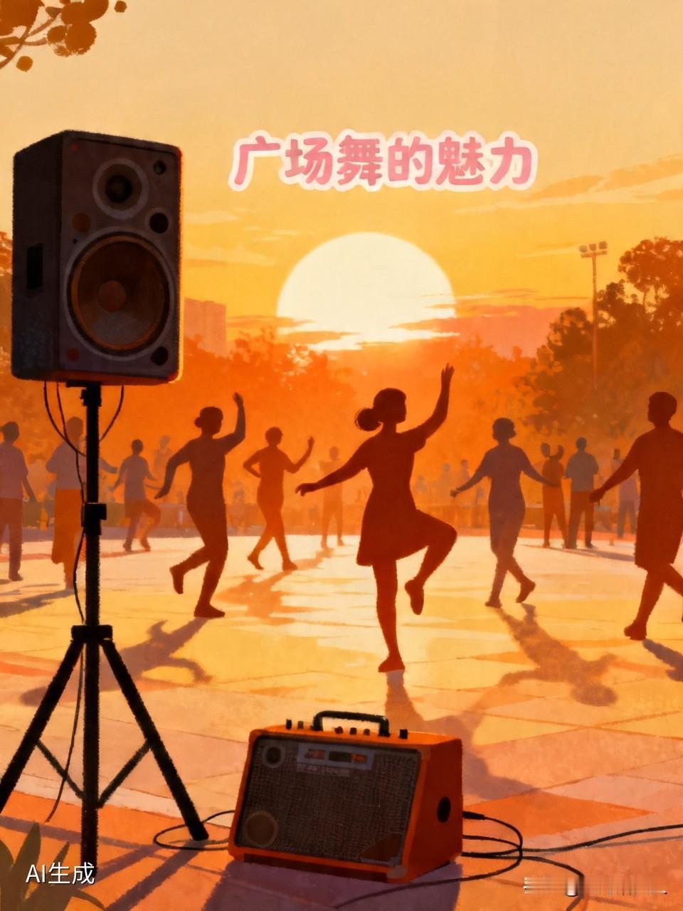 广场舞，堪称中老年人心中的“健身加油站”。日落西下，音响一开，大妈大爷齐齐化身舞