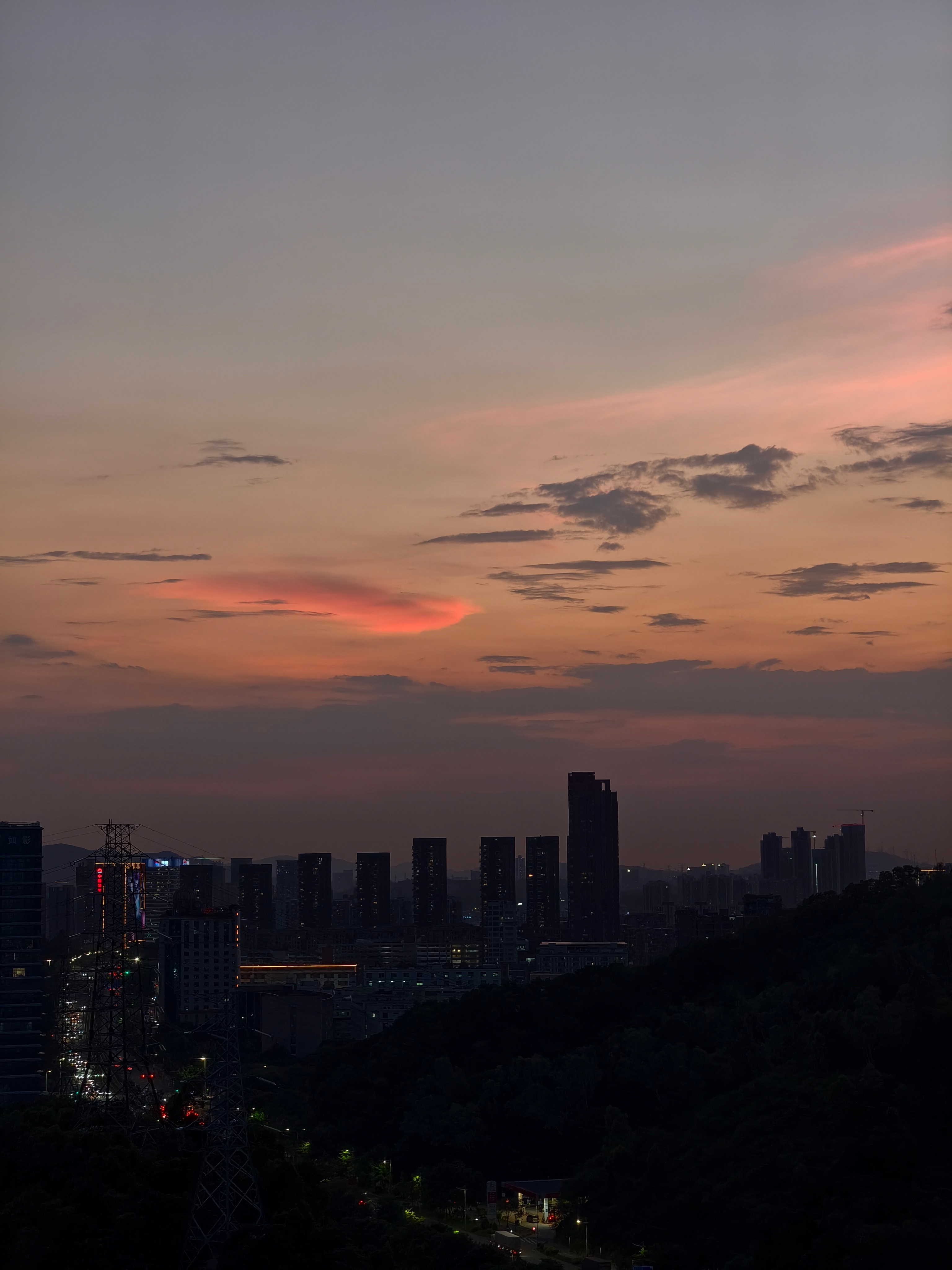 稍纵即逝的晚霞 ​​​