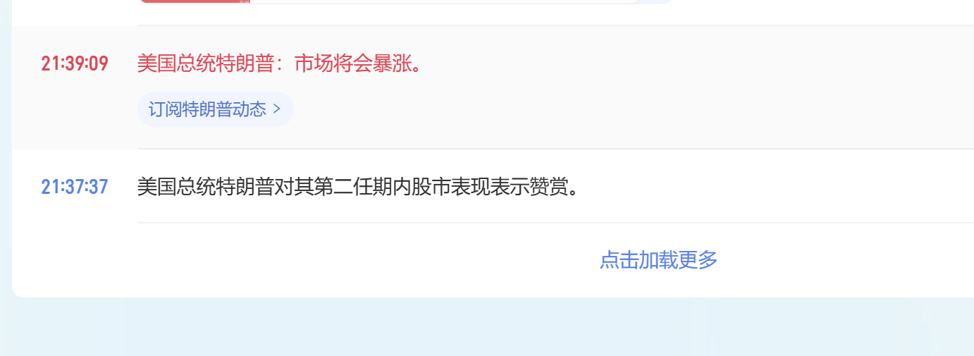 白宫著名分析师懂王说：市场将会暴涨。 