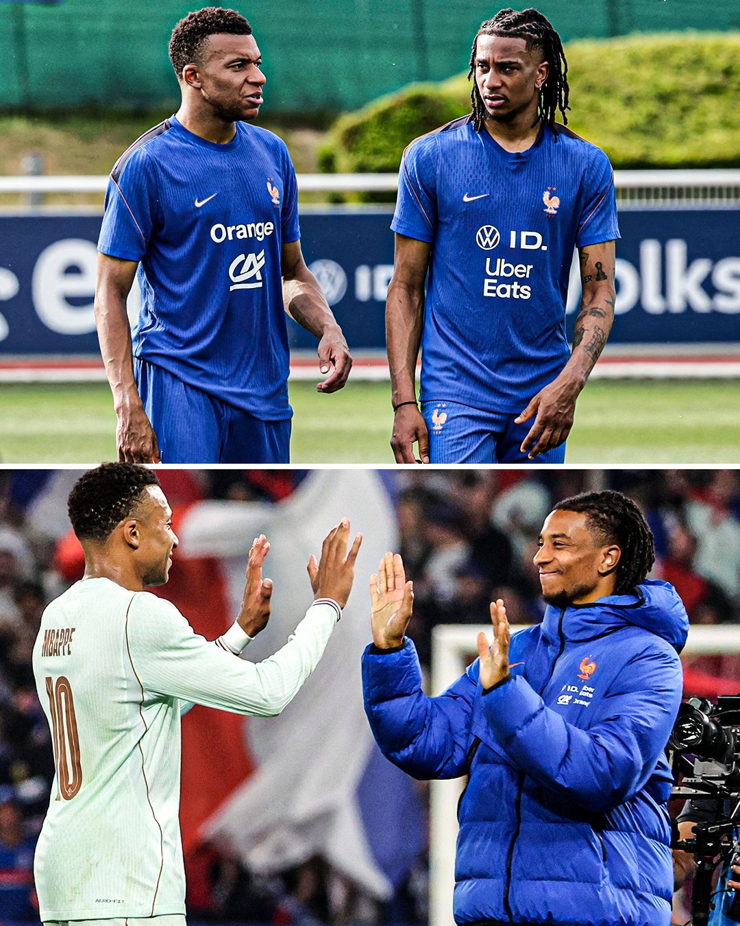 姆巴佩盛赞迈克尔·奥利塞💙🇫🇷：🗣️“他是一位既能代表现在，也能代表未来
