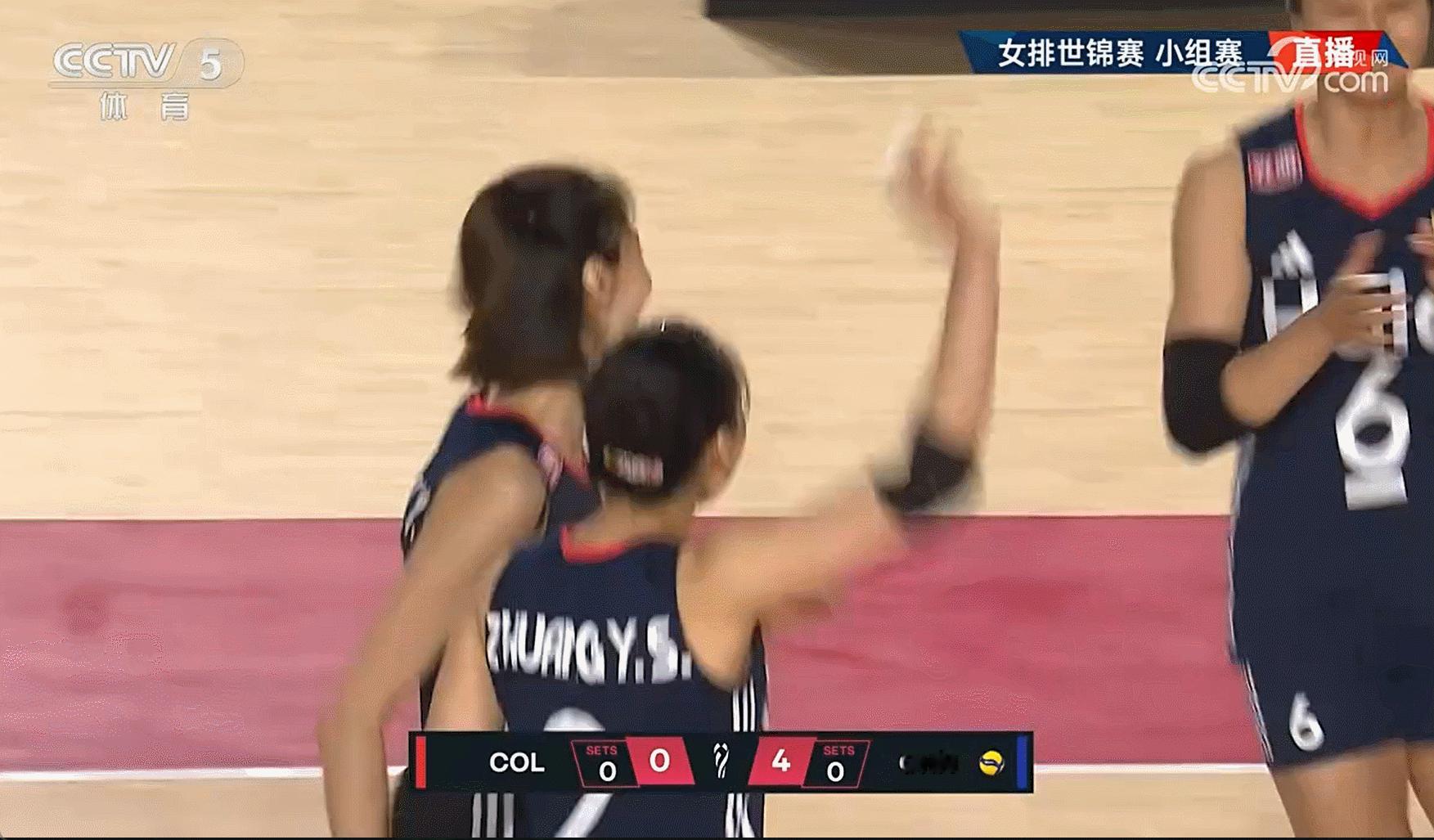 2025女排世锦赛庄宇珊小老虎依然还是很“活跃”  瓜女5-0领先，然后被哥伦比