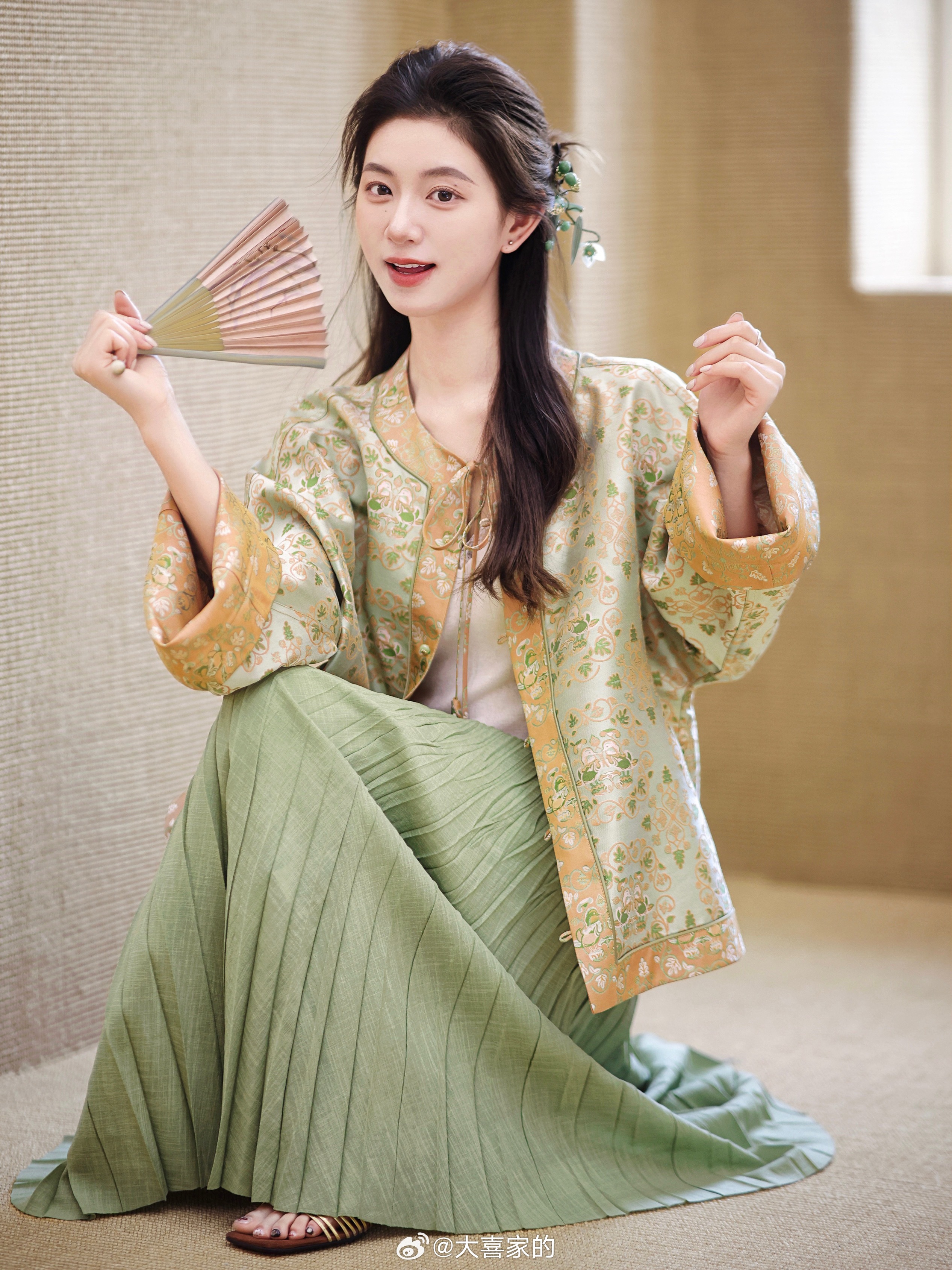 非遗宋锦 我们喜欢你🫶🏻100真丝/两面两穿 再加“鸳鸯卷草纹”东方韵味那个