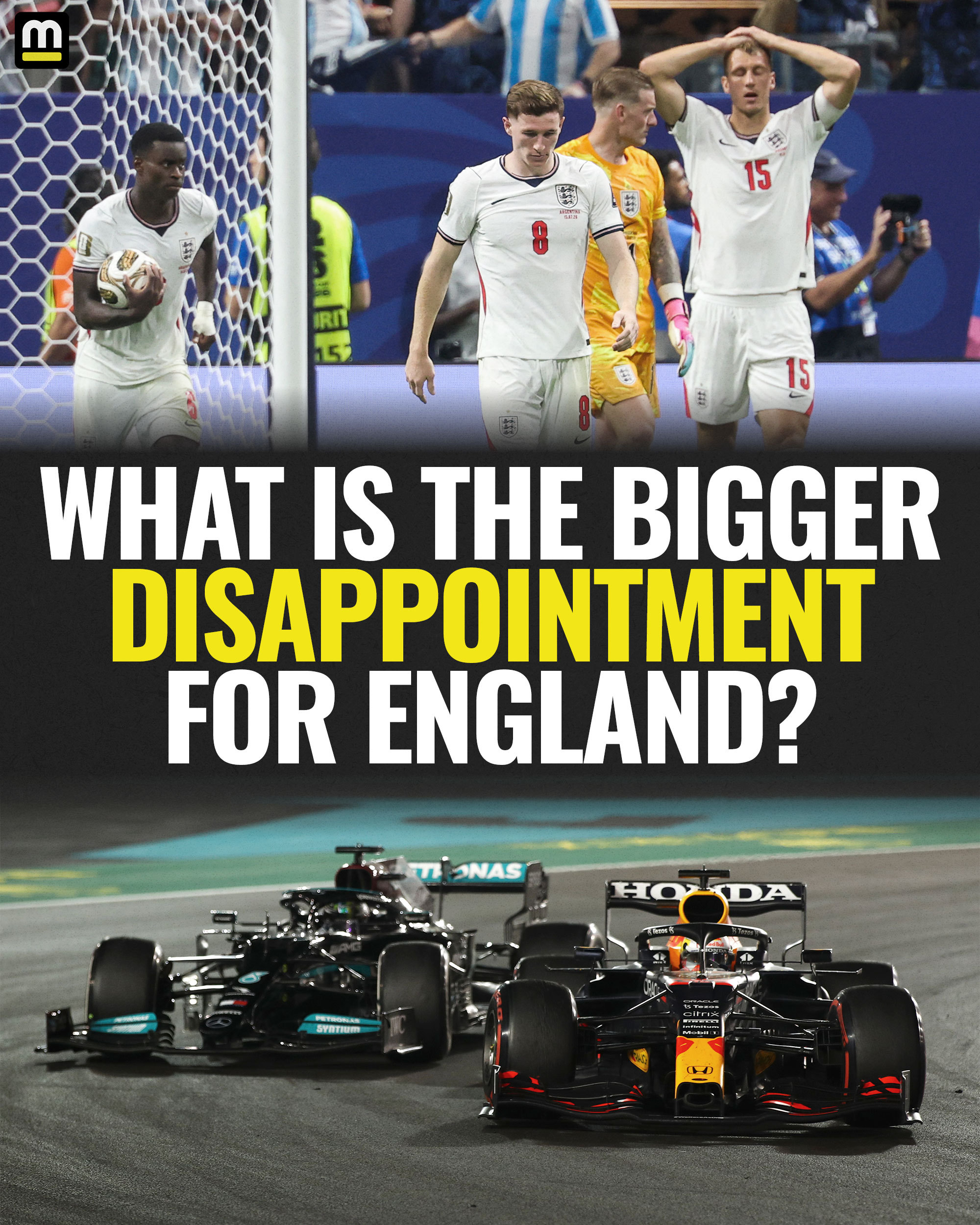 F1 Motorsport拿英格兰队今天凌晨在世界杯 半决赛中失利和汉密尔顿当年