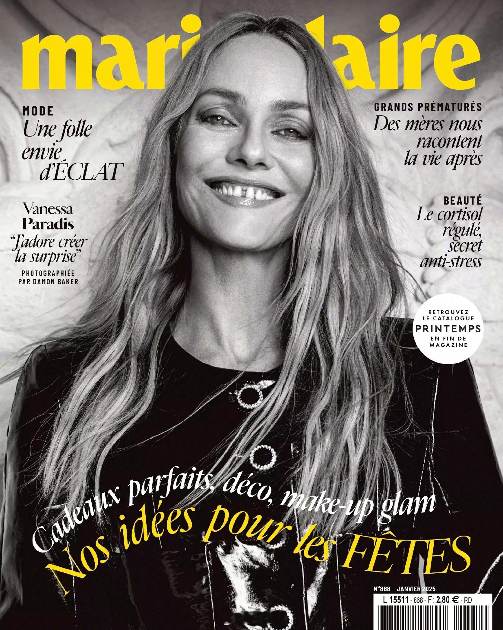 封面大赏  marie claire France Jan. 2025: Van