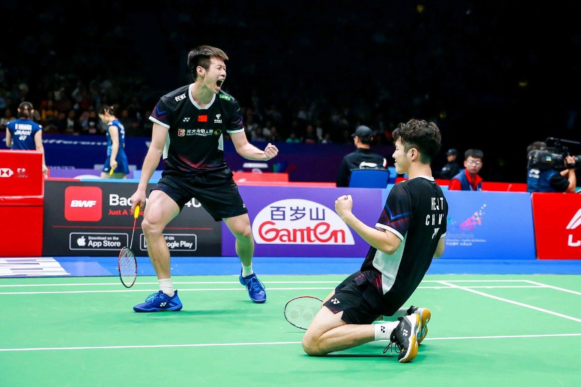 任翔宇/何济霆🇨🇳 21-15、21-6 🇮🇩菲克里/毛拉纳#2024泰