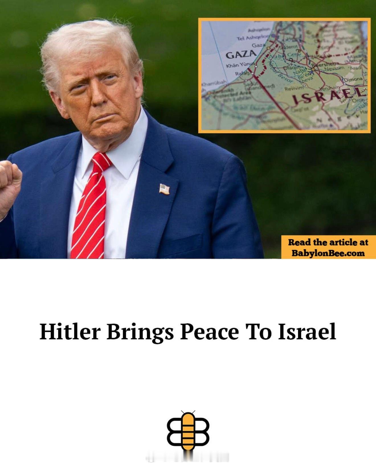 🐝: 希特勒为以色列带来和平。 ​​​