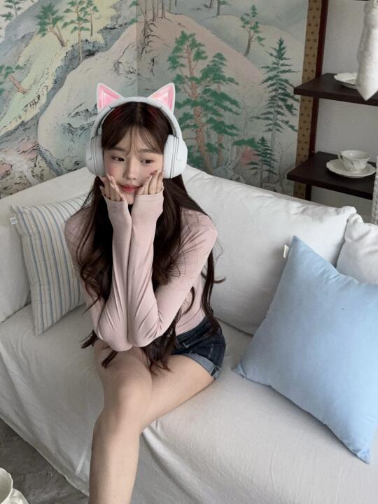/ᐠ > ˕ <マ 哪来的猫猫耳机
