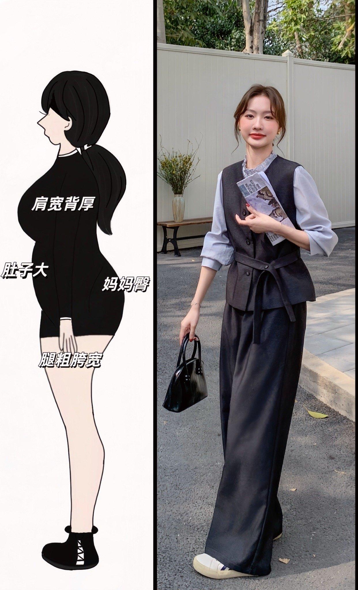 一份来自春日的OOTD｜韩系慵懒风的快乐。好像懂韩女的氛围了。马甲+衬...