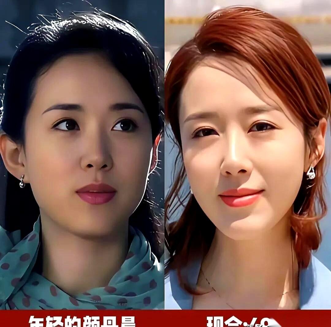 有人把梅婷、郝蕾、刘涛、颜丹晨四个人的照片放一起了。
指尖一划，先是梅婷。那张脸