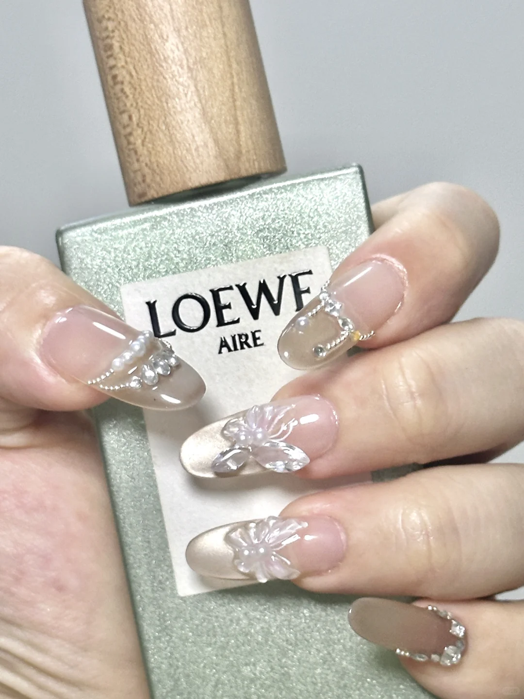 爆美🤍爆闪✨暴富💰超绝猫眼碎钻蝴蝶甲美甲