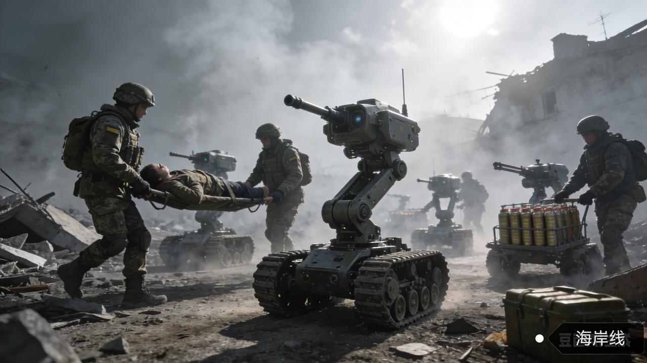 破局！乌军靠地面机器人补兵力缺口，战场救援补给作战全开挂
 
俄乌战场乌军深陷兵